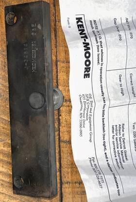 Mt600ht700 Kent-moore J-34814 Allison Pto Height Gauge Checking Tool. At500/mt600ht700