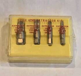62500 Lisle Bolt And Screw Extractor Kit 4 Piece Super Out 62500 Lisle Bolt And Screw Extractor Kit 4 Piece Super Out