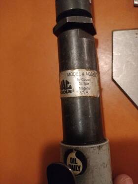Ags525 Mac Tools Air Gasket Scraper Model #ags525 Ags525 Mac Tools Air Gasket Scraper Model #ags525