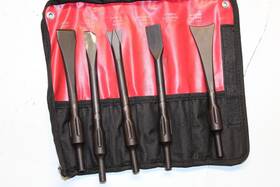 Ahztbk6 Mac Tools 5-pc. Non-turning .401 Shank Air Hammer Bit Set Usa