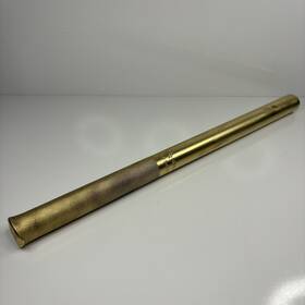 Bd12 Mac Tools Vtg Brass Drift Punch 12 Inch Long X 3/4 Round Knurled Shaft Usa Vgc