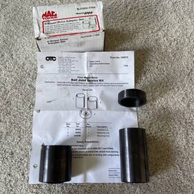 Bj7025-7704 Mac Tools 4-wheel Drive 4wd Ball Joint Press Adapter Set Usa Made