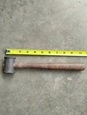 Brh-15 Mac Tools Brass Hammer Original Wood Handle Non-sparking