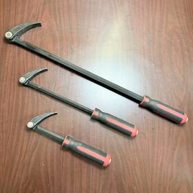 Cpb10pmr Mac Tools Cpb24phr Indexing Pivot Head Pry Bar Set Red Comfort Grip 10 Inch 15 24