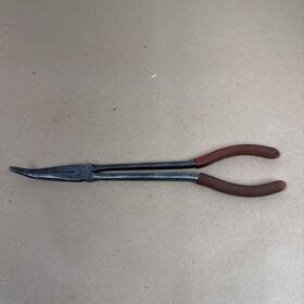 P112bn-o Mac Tools Bent Nose Needle Pliers 11-1/4 Inch Long Orange Handle Usa