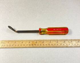 P1802 Mac Tools Vintage Carbon Scraper Red And Yellow Handle #p1802 Usa P1802 Mac Tools Vintage Carbon Scraper Red And Yellow Handle #p1802 Usa