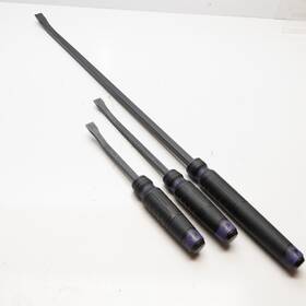 Pb12cp Mac Tools Usa 3pc Comfort Handle Curved Pry Bar Set 12 Inch 15 31