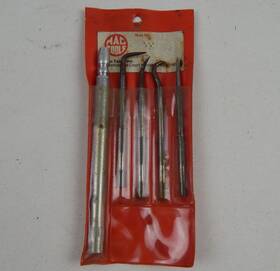 Ps4w Mac Tools Vintage Pick Set Handle 4 Picks And Pouch Sheppards Hook Snapped