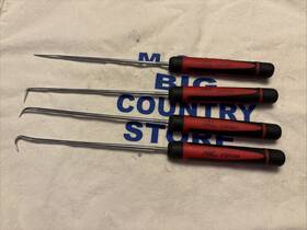 Pspm21 Mac Tools 4pc Comfort Grip Handle Pick Set Red/black