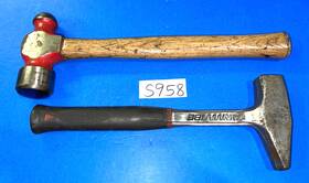 Mac Tools Sh48 2 Piece Anti-vibe Blacksmith And Ball Peen Hammers 48oz Free Ship In Us