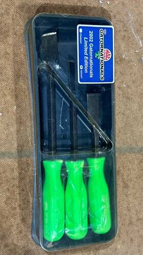 Mac Tools Ss3gat Rare 3pc 2002 Ltd Collectors Ed. Gatornationals Scraper Set New