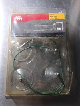 Wh6390 Mac Tools Window Holder Tool With /2 Suction Cups On 2 Cables Great Condition