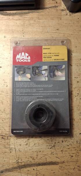 Mac Tools Wsr280 Wheel Stud Installer Used