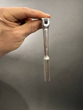 T1070 Master Machanic Vintage Mechanic 1/4 Inch Drive Flex Head Breaker Bar Mint Condition
