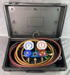 Ac98772 Matco Tools - Dual R12/r134a Aluminum Manifold Set With Case