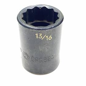 Cp262a Matco Tools - 13/16 Inch 12 Point 1/2 Drive Shallow Impact Socket