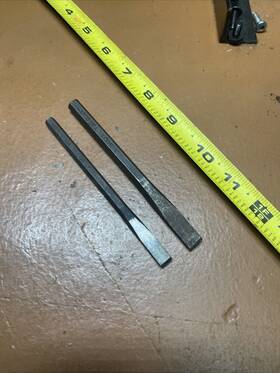 Lc125 Matco Lc105 Usa 2 Piece Chisel Set Vintage 3/8 And 5/16 In Tip