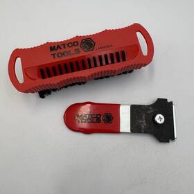 Mst34 Matco Tools 2pk Mini Scraper And Hand Brush - Red