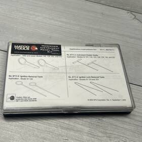Matco Tools 533746 Mercedes Intrument Panel Tool Kit Form No