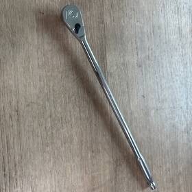 Afr118 Matco Tools 1/4dr. Fixed Head Ratchet 11 Inch Long Chrome Handle