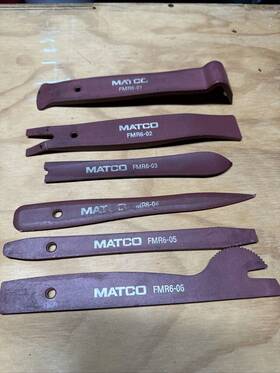 Fmr6 Matco Tools Plastic Mini Trim Panel Remover Set 6pc Fmr6-free Shipping