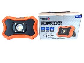 Mwlbs10 Matco Tools 1000 Lumen Worklight Wireless Speaker Snap Lock Pivot Stand