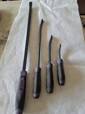 Pbp80 Matco Tools 4pc Pry Bar Set