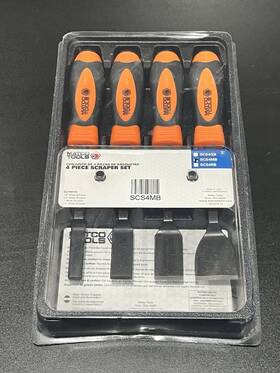 Scs4mb Matco Tools 4 Piece Scraper Set Scs4mb Matco Tools 4 Piece Scraper Set