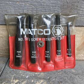 Sex5 Matco Tools 5-piece Screw Extractor Set