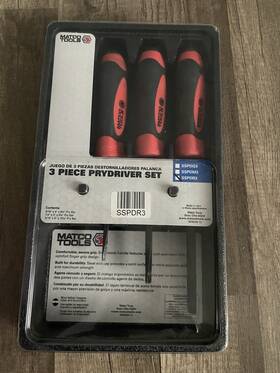 Sspdr3 Matco Tools 3pc Prydriver Set With Steel End Cap