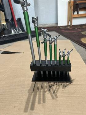 Stwm8 Matco Tools 8 Piece Metric Hex Spinning T-handle Set -