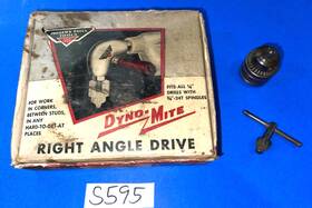 No-2130 Miller Falls Tools Millers Dyno-mite Right Angle Drive Tool With Extra Chuck And Key