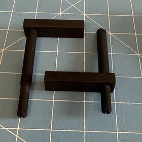 W-129-1 Miller Tool Rear Axle Spreader Adapters Set