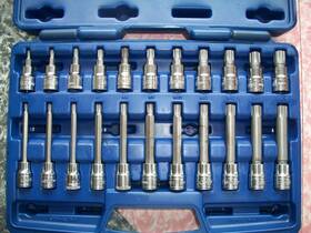 Napa Carlyle Cbsr3822 3/8 Inch 22 Piece Ribe Bit Set In Hard Case Lightly Used