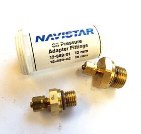 12-889-02 Navistar 12-889-01 - 12mm And 18mm Oil Pressure Adapter Fittings