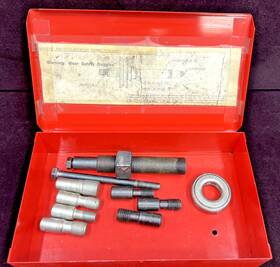 27144-u39 Oem Tools Blue Point Ya188b Harmonic Balancer Installer Tool Set With Metal Storage Box
