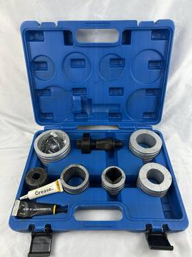 Orion Motor Tech 719868252222 Omt Exhaust Pipe Stretcher Expander 1-5/8 Inch To 4-1/4 Blue Tool Kit Set With Case