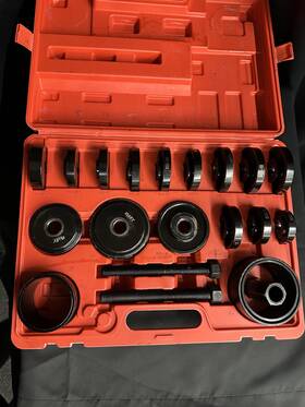Orion Motor Tech 763891894003 Omt Front Wheel Drive Bearing Press Removal Adapter Puller Pulley Tool Kit 22 Pc