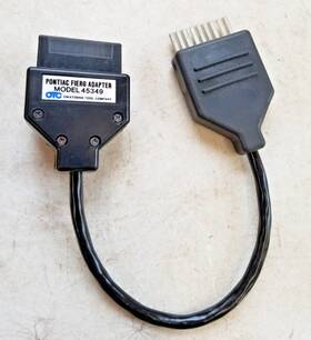 45349 Otc 1984 Pontiac Fiero Custom Cruise 3 Tester Adapter 45349 Otc 1984 Pontiac Fiero Custom Cruise 3 Tester Adapter