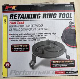 W80699 Performance Tool Fuel Tank Lock Ring Removal Retaining 100 To 170 Mm