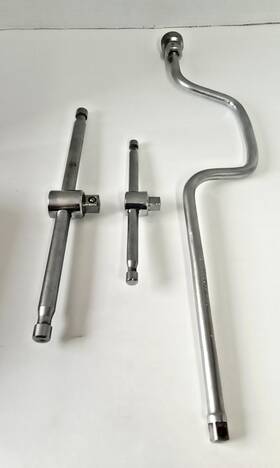 84h-4840 Power Kraft Power-kraft 100 Speed Driver And 2 Sliding T-handle Breaker Bars