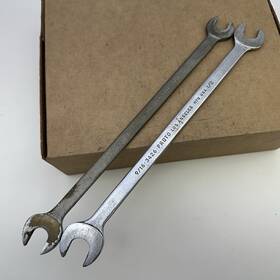 3425-3426 Proto Usa 2-piece Tappet Wrench Set / Lot No 3425 3426 7/16 Inch 1/2 9/16 Vtg