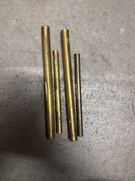 Proto 49920 Lot Usa 4pc Bronze Punch Set Used