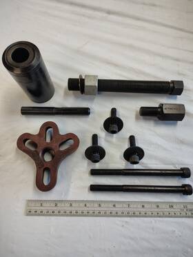 T79t-6316-a Rotunda / Otc Ford 303-144 Crankshaft Harmonic Balancer Remover-complete