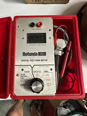 T78l-50-dvom Rotunda Ford Digital Volt Ohm Meter Tester Tool Kit Otc