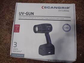 03.5803us Scangrip Uv-gun Led Light For Large Paint Repair Areas Used