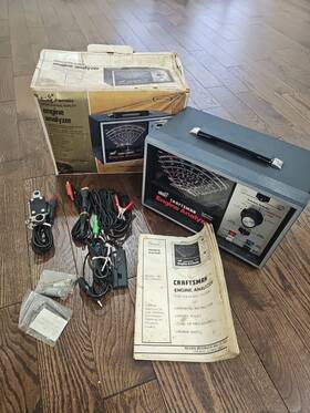 21040 Sears 20140 Craftsman Solid State Engine Analyzer Made In Usa 21040 Sears 20140 Craftsman Solid State Engine Analyzer Made In Usa