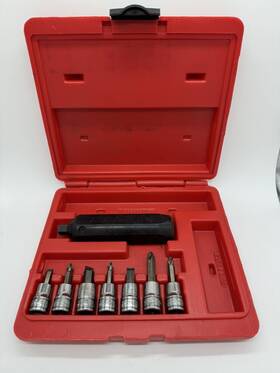Pb108a Silverline Snap-on Impact Driver Set Case 3/8 Inch Drive With