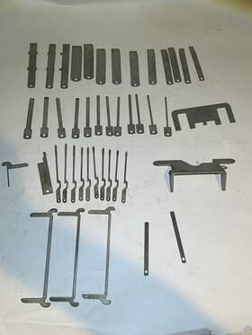 Snap-on 113 40 114 25 Carburetor Gauge Tool Set 45 Pieces