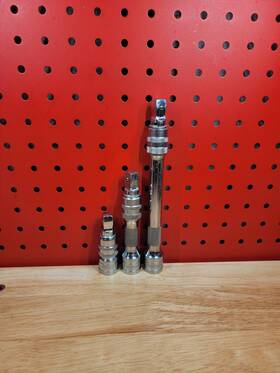 303sxwkl Snap-on Tools 3-piece 1/2 Inch Drive 3 5 8 Locking Wobble Extension Set
